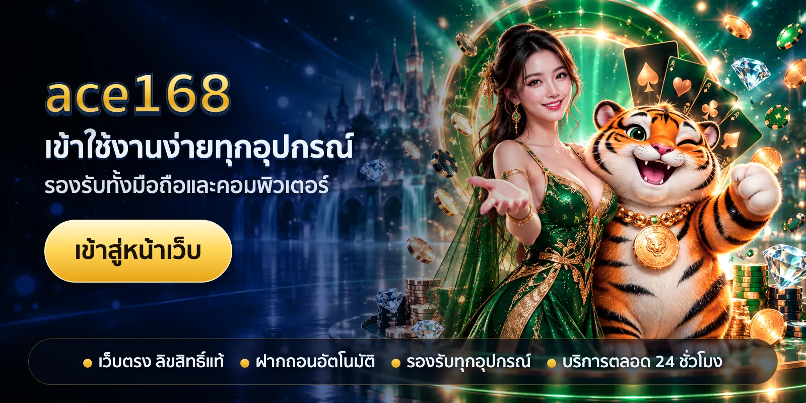 ภาพหัวเรื่องของ ace168 ชุดที่ 2 — เข้าใช้งานง่ายทุกอุปกรณ์